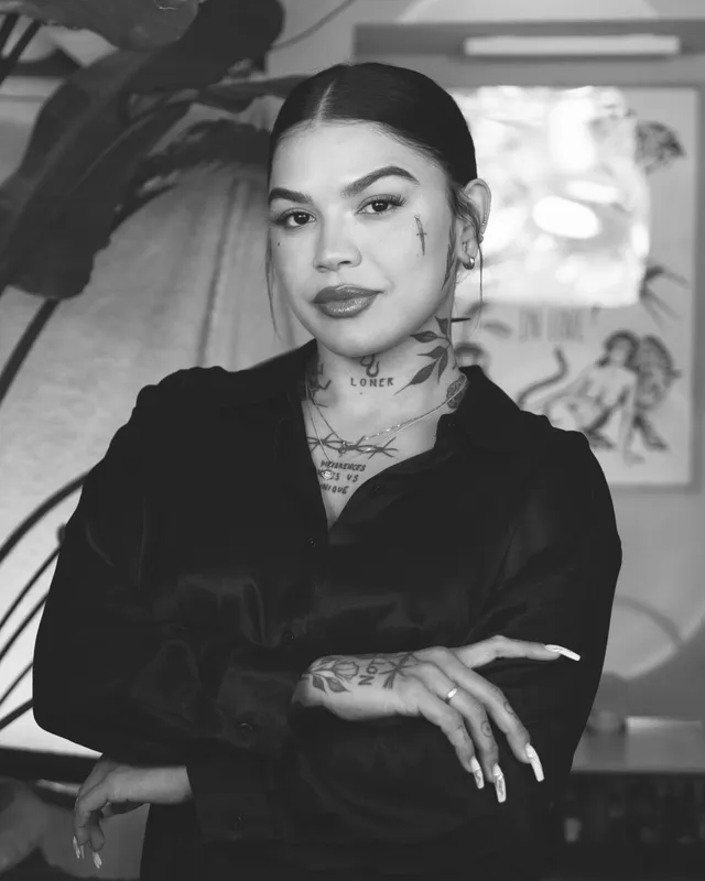Portrait of Allegra, tattoo artist and owner of Studio75 Stockholm
